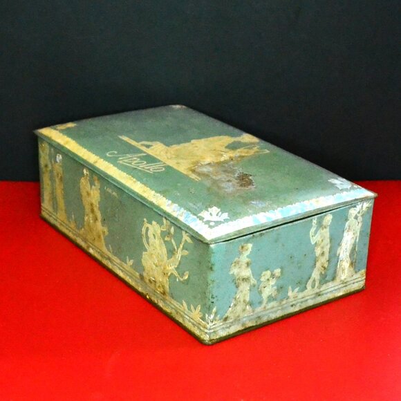 Early 20th Century Candy Tin FH Roberts Boston Mass National Can Co Apollo - Picture 4 of 8